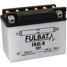 Konvenční motocyklová baterie FULBAT FB4L-B (YB4L-B) Včetně balení kyseliny
