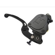 RADIÁLNÍ HLAVNÍ BRZDOVÝ VÁLEC ACCOSSATO PK033 16 X 16 S ITEGROVANOU NÁDRŽKOU NA KAPALINU A STŘÍBRNOU VÝKLOPNOU PÁČKOU (MATICE+PÁČKA)