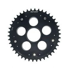 ŘETĚZOVÁ ROZETA STEALTH S HLINÍKOVÝM UNAŠEČEM SUPERSPROX STEALTH WITH ALLOY DISC RSA-733_525:42-BLK ČERNÁ 42 ZUBŮ, 520