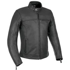 KOŽENÁ BUNDA NA MOTORKU OXFORD WALTON ČERNÁ