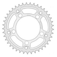 ŘETĚZOVÁ ROZETA STEALTH S HLINÍKOVÝM UNAŠEČEM SUPERSPROX STEALTH WITH ALLOY DISC RSA-733_525:45-SLV STŘÍBRNÁ 45 ZUBŮ, 520
