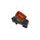 Zadní hlavní brzdový válec ACCOSSATO MP006 s integrovanou nádržkou na kapalinu oranžová