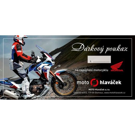 DÁRKOVÝ POUKAZ NA ZAPŮJČENÍ PCX125 NA PRODLOUŽENÝ VÍKEND