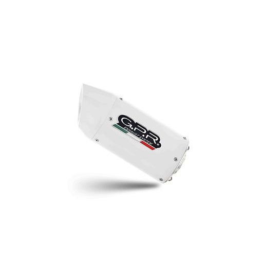 KONCOVKA VÝFUKU SLIP-ON GPR ALBUS EVO4 E5.K.176.ALBE4 LESKLÁ BÍLÁ