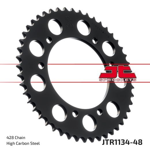 ŘETĚZOVÁ SADA EK - STŘÍBRNÝ ŘETĚZ 428 SRO, O-KROUŽEK, KOLEČKO JT, ROZETA JT PRO YAMAHA XT 125 X 2008-2011