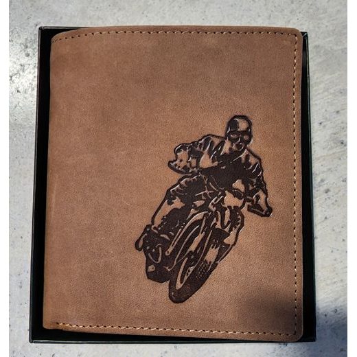 PENĚŽENKA KOŽENÁ -HNĚDÁ