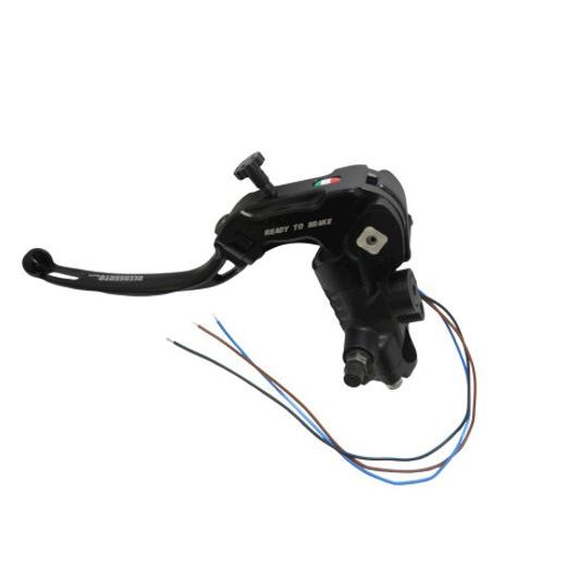 SPOJKOVÝ HLAVNÍ VÁLEC (READY TO BRAKE) ACCOSSATO CY100 PRS 16X15-16-17 SE ZLATOU VÝKLOPNOU PÁČKOU (MATICE+PÁČKA)