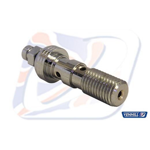 BANJO ŠROUB S ODVZDUŠ. VENHILL POWERHOSEPLUS 410125DC 10X1.25MM CHROM