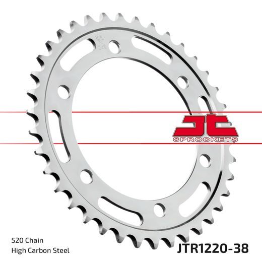 ŘETĚZOVÁ SADA EK - STŘÍBRNÝ ŘETĚZ 520 SRX, X-KROUŽEK, KOLEČKO JT, ROZETA JT PRO HONDA CBR 250 / R 2011-2013