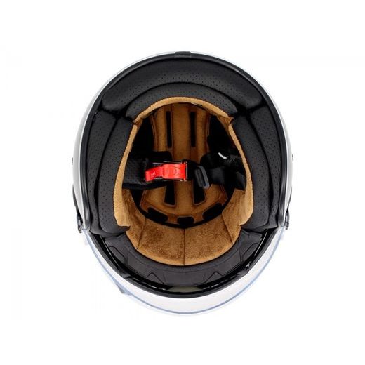 PŘILBA SHIRO SH-235 DREAMING II BÍLÁ/ ČERVENÁ M