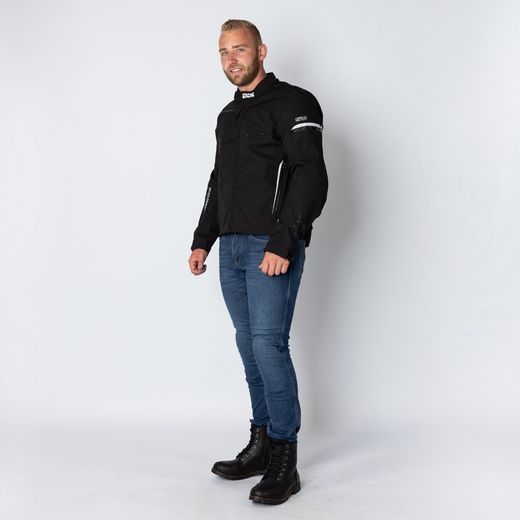 SPORTOVNÍ BUNDA IXS TS-PRO-ST-PLUS X55060 ČERNÝ 2XL