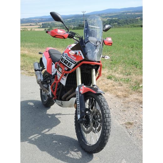OCHRANNÉ RÁMY MOTORU RDMOTO CF140R ČERVENÁ (S CHRÁNIČI)
