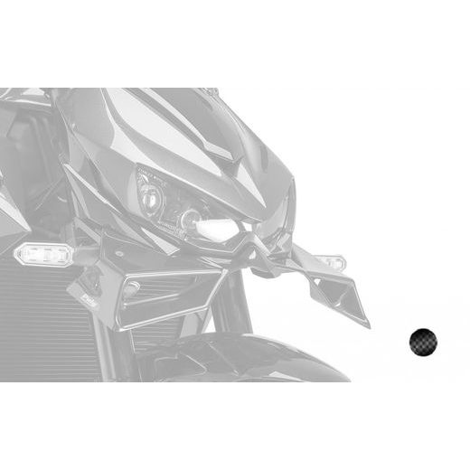 PŘEDNÍ SPOILERY PUIG NAKED 22782C KARBONOVÝ VZHLED