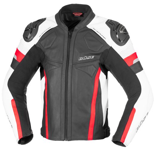 BÜSE BUNDA MONZA - ČERNÁ/BÍLÁ/NEON ČERVENÁ