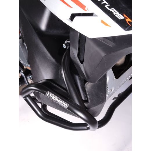 OCHRANNÉ RÁMY MOTORU RDMOTO CF129KD MATNÁ ČERNÁ SNÍŽENÍ PRO KTM ADVENTURE 790 / R 2019-2020, KTM ADVENTURE 890 /R/L 2021-2023