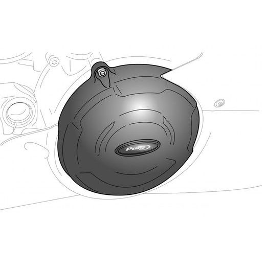 KRYTY MOTORŮ PUIG TRACK FOR CHAMPIONSHIP 22292N ČERNÝ INCLUDED 4 CAPS