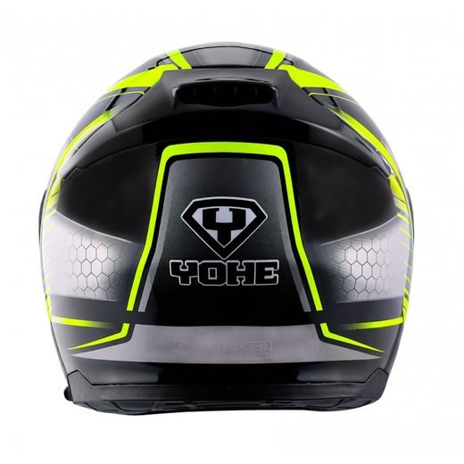YOHE PŘILBA 950-16 - ČERNÁ/NEON