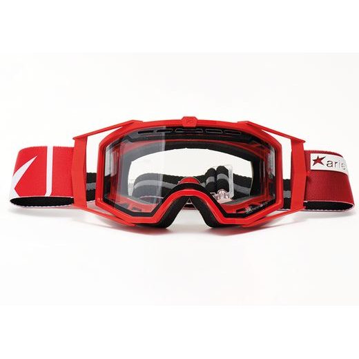 BRÝLE ARIETE 8K ENDURO 14960-ERR DVOJITÉ ČIRÉ SKLÍČKO ČERVENÁ