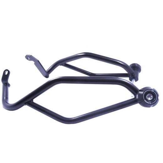 OCHRANNÉ RÁMY MOTORU RDMOTO CF58KD MATNÁ ČERNÁ PRO YAMAHA MT-07 700 2014-2023, YAMAHA XSR 700 2014-2023