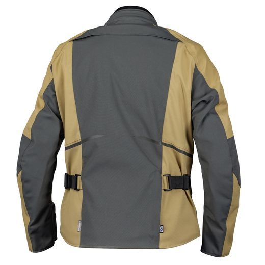 BUNDA S LAMINOVANOU MEMBRÁNOU IXS TOURSTER-STX 4.0 X2-111417 POUŠTNÍ HNĚDÁ - METALOVĚ ŠEDÁ XL