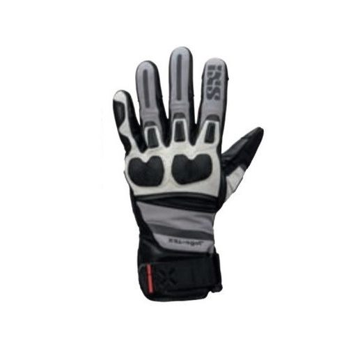 RUKAVICE IXS MONTEVIDEO-SHORT-ST X42062 ČERNO-SVĚTLE ŠEDÁ M