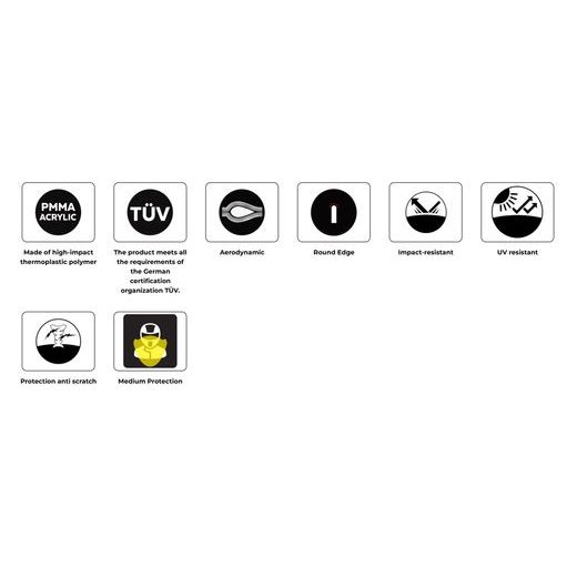 PLEXI ŠTÍT PUIG T.X. 22328W PRŮHLEDNÝ