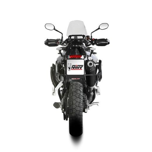 KONCOVKA VÝFUKU MIVV OVAL T.032.LVC ČERNÝ S UHLÍKOVOU KONCOVKOU