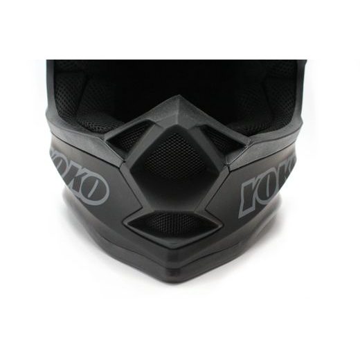 MOTOKROSOVÁ HELMA YOKO SCRAMBLE MATNĚ ČERNÝ XXL