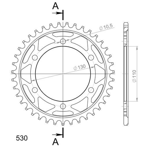 ŘETĚZOVÁ SADA D.I.D CHAIN - STŘÍBRNÝ ŘETĚZ 530 VX, X-KROUŽEK, KOLEČKO JT POGUMOVANÉ, ROZETA SUPERSPROX PRO KAWASAKI GPX 600 R 1988-1999
