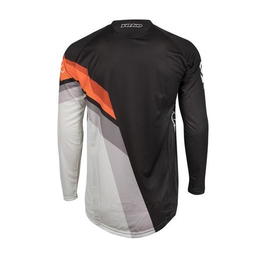 MOTOKROSOVÝ DRES YOKO VIILEE ČERNÝ / BÍLÝ / ORANŽOVÝ XXL