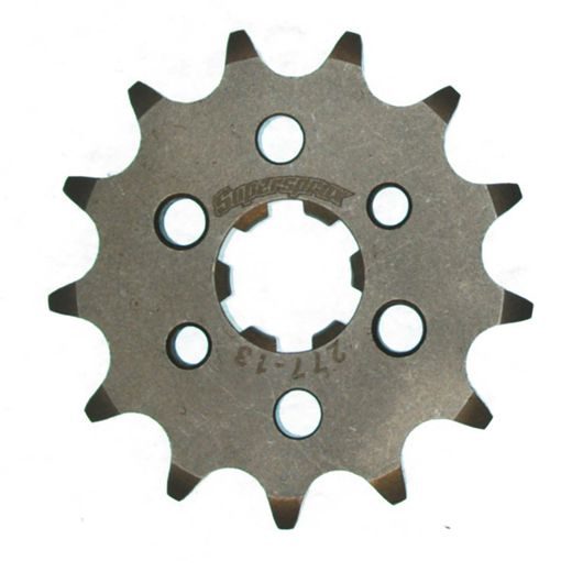 ŘETĚZOVÁ SADA EK - STŘÍBRNÝ ŘETĚZ 428 SRO, O-KROUŽEK, KOLEČKO SUPERSPROX, ROZETA SUPERSPROX PRO HONDA CRF 125 F 2014-2025