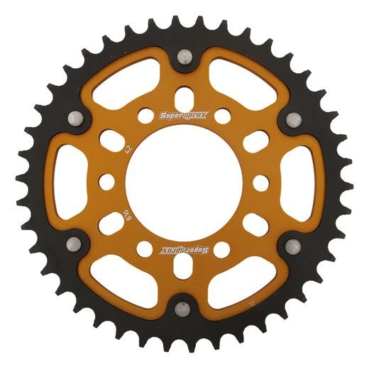 ŘETĚZOVÁ ROZETA SUPERSPROX STEALTH RST-816:42-GLD ZLATÁ 42 ZUBŮ, 530