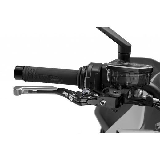 PÁČKA BRZDY BEZ ADAPTÉRU PUIG 4.0 414PNY ROZŠIŘITELNÁ SKLÁDACÍ SILVER/TITAN