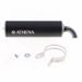 KONCOVKA VÝFUKU ATHENA S410000303007 ČERNÝ HLINÍK Ø70MM X 250MM