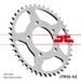 ŘETĚZOVÁ SADA EK - STŘÍBRNÝ ŘETĚZ 525 SRO, O-KROUŽEK, KOLEČKO JT, ROZETA JT PRO BENELLI LEONCINO 500 2017-2018