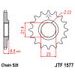 ŘETĚZOVÁ SADA D.I.D CHAIN - STŘÍBRNÝ ŘETĚZ 520 VX, X-KROUŽEK, KOLEČKO JT, ROZETA JT PRO YAMAHA TT 600 RE 2004