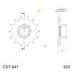 ŘETĚZOVÁ SADA EK - ZLATÝ ŘETĚZ 525 MVXZ, X-KROUŽEK, KOLEČKO SUPERSPROX, ROZETA SUPERSPROX PRO MV AGUSTA RIVALE 800 2014-2017