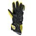 KOŽENÉ RUKAVICE IXS ACE 2.0 X4-222207 UHELNĚ ČERNÁ-NEONOVĚ ŽLUTÁ 3XL