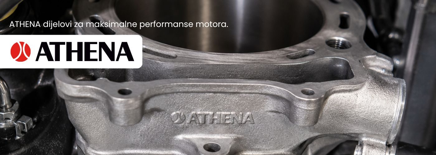 ATHENA cilindar i dijelovi motora montirani na motociklu – klip, klipnjača i engine set visoke kvalitete.