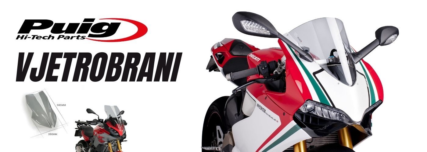 PUIG touring vjetrobran za motocikl zaštita od vjetra