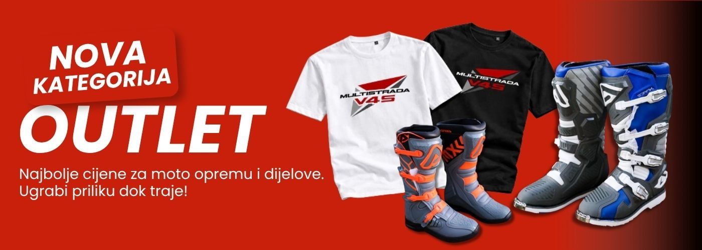 Nova OUTLET kategorija na MotoDijelovi.hr – moto oprema i dijelovi po posebnim cijenama.