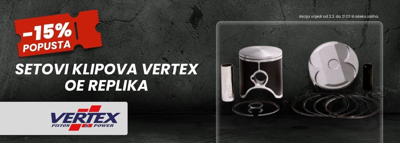 Vertex OE clip set za motocikl – akcija moto dijelovi