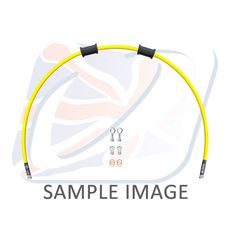 KIT PREDNJIH KOČIONOG CRIJEVA VENHILL POWERHOSEPLUS YAM-1014F-YE (1 HOSE IN KIT) YELLOW HOSES, CHROMED FITTINGS