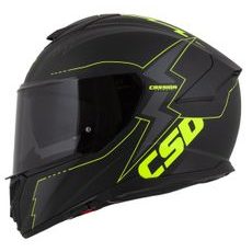 Full face helmet CASSIDA Integral GT 2.1 Flash matt black/ fluo yellow/ dark grey L