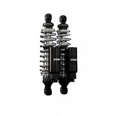 TWINSHOCK BITUBO WMT0 ADJUSTABLE: SPRING PRELOAD, REBOUND, COMPRESSION; PIGGYBACK TANK CHROME EDITION