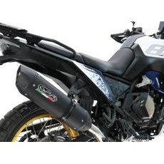 SLIP-ON EXHAUST GPR FURORE-X TITANIO NERO VO.9.FUXTITBL TITANIUM MATTE BLACK INCLUDING REMOVABLE DB KILLER AND LINK PIPE