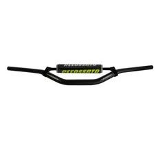 HANDLEBAR ACCOSSATO ALUMINIUM, 28.5 MM CRNI