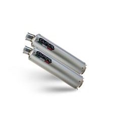 MID-FULL SYSTEM EXHAUST GPR INOX ROUND CO.D.59.IT BRUSHED STAINLESS STEEL