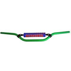 HANDLEBAR ACCOSSATO ALUMINIUM, 22 MM GREEN