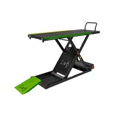 MOTORCYCLE LIFT LV8 GOLDRAKE 800 EG800HCSE.G WITH ELECTRO-HYDRAULIC UNIT, SPLIT VERSION (GREEN)